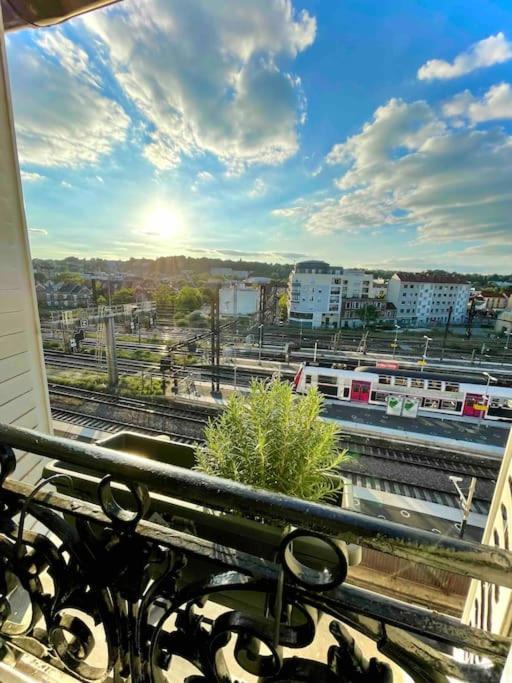 Superbe Appart Entier Au Pied De La Gare Rer, A 15 Min De Paris & Orly Juvisy-sur-Orge Ngoại thất bức ảnh
