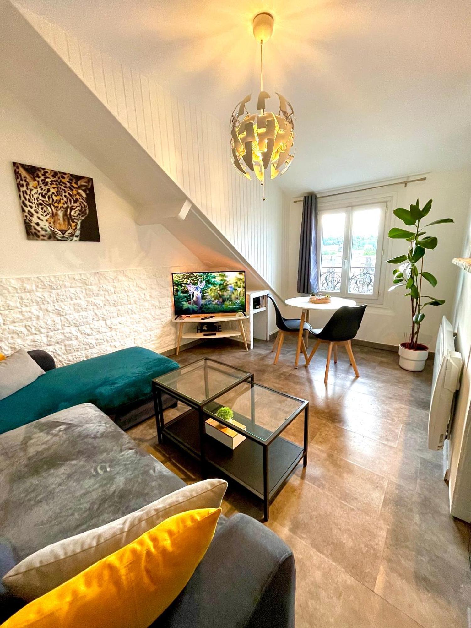 Superbe Appart Entier Au Pied De La Gare Rer, A 15 Min De Paris & Orly Juvisy-sur-Orge Ngoại thất bức ảnh